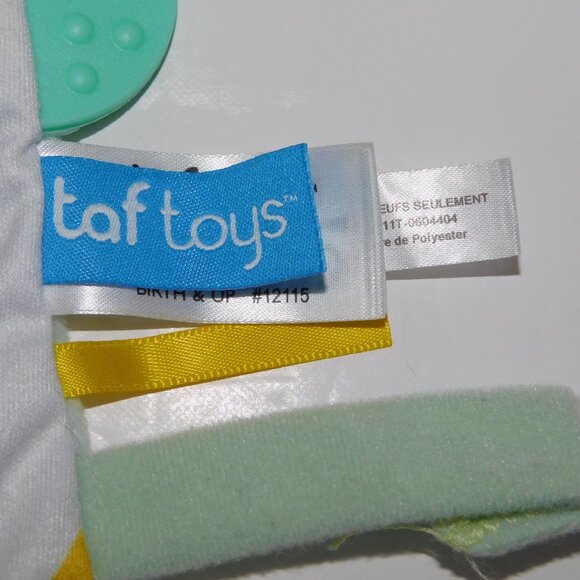 Taf Toys White Sleeping Crescent Moon Security blanket Baby Lovey nunu Soother - Picture 3 of 5